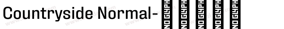 Countryside Normal字体转换